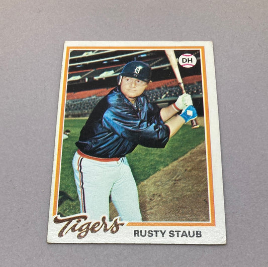 1978 Topps Baseball #370 Rusty Staub Baseball Card Topps