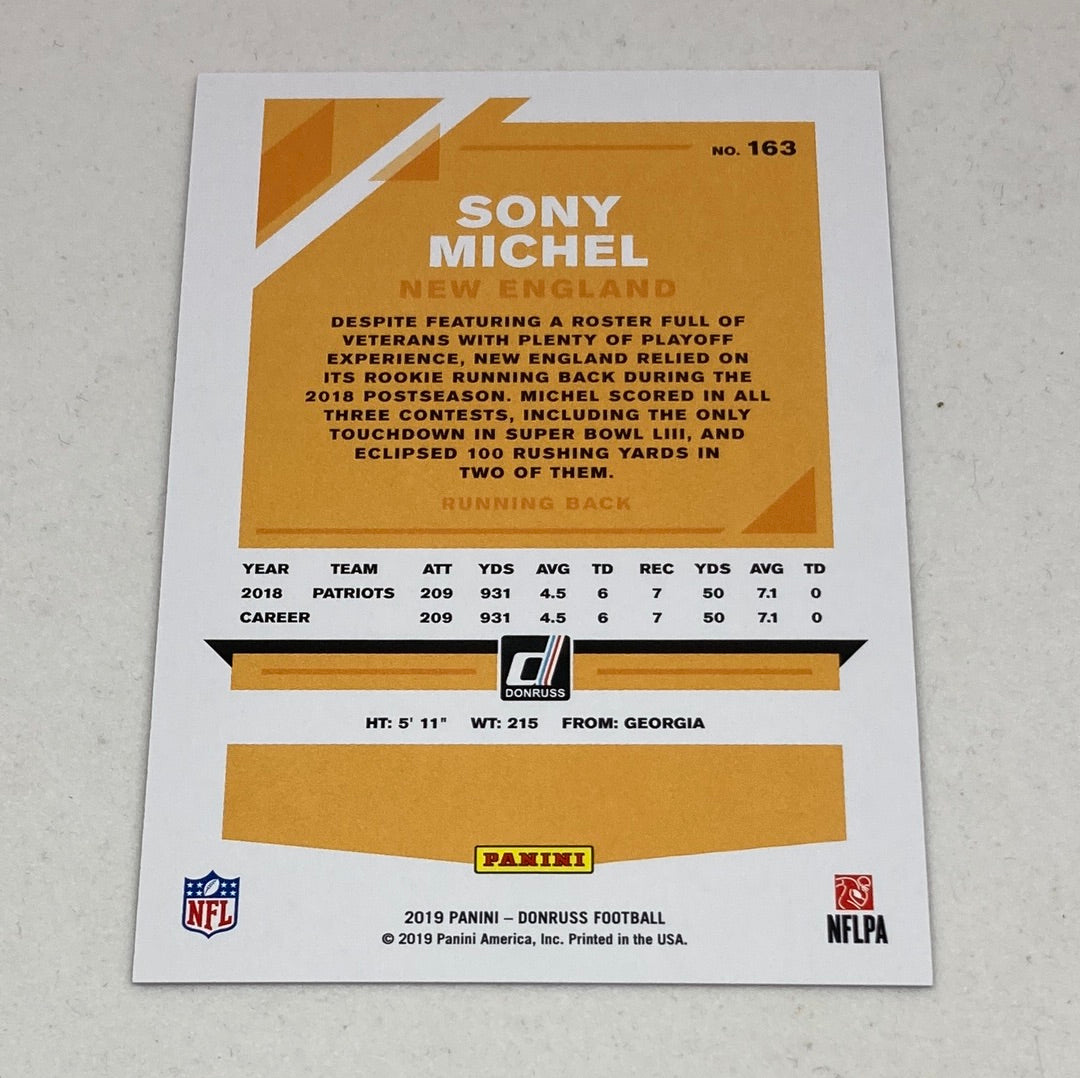 2019 Panini Donruss Sony Michel 131/500 Panini