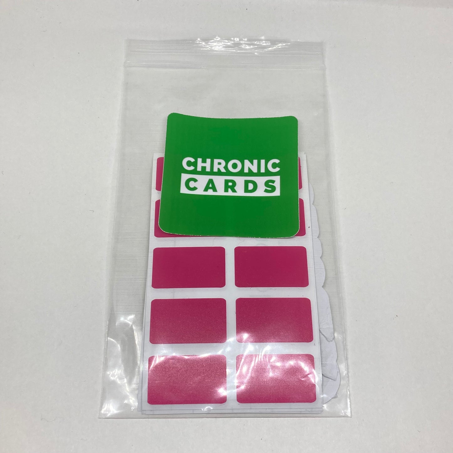 One Touch & Toploader Stickers Chronic Cards