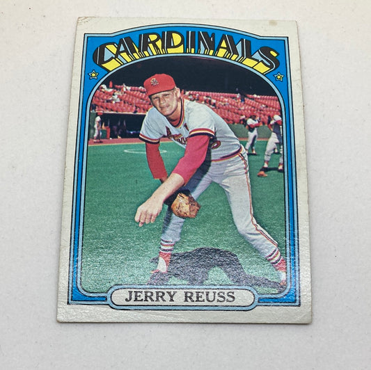 1972 Topps Jerry Reuss Baseball Card Topps