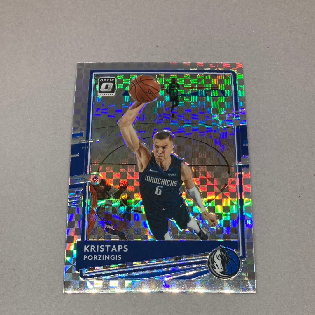 2020-21 Panini Donruss Optic Kristaps Porzingis Basketball Card Panini