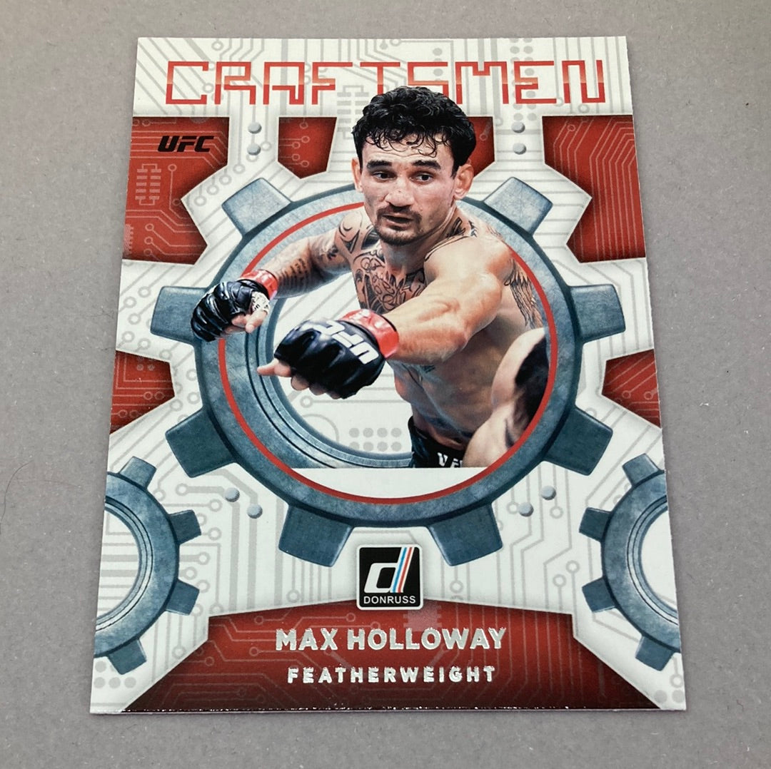 2022 Panini Donruss Max Holloway Craftsmen UFC Card Panini