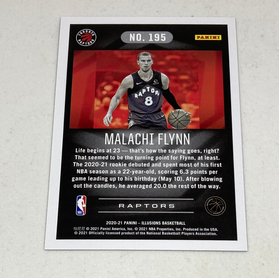 2020-21 Panini Illusions Malachi Flynn 128/149 Rookie Card Panini