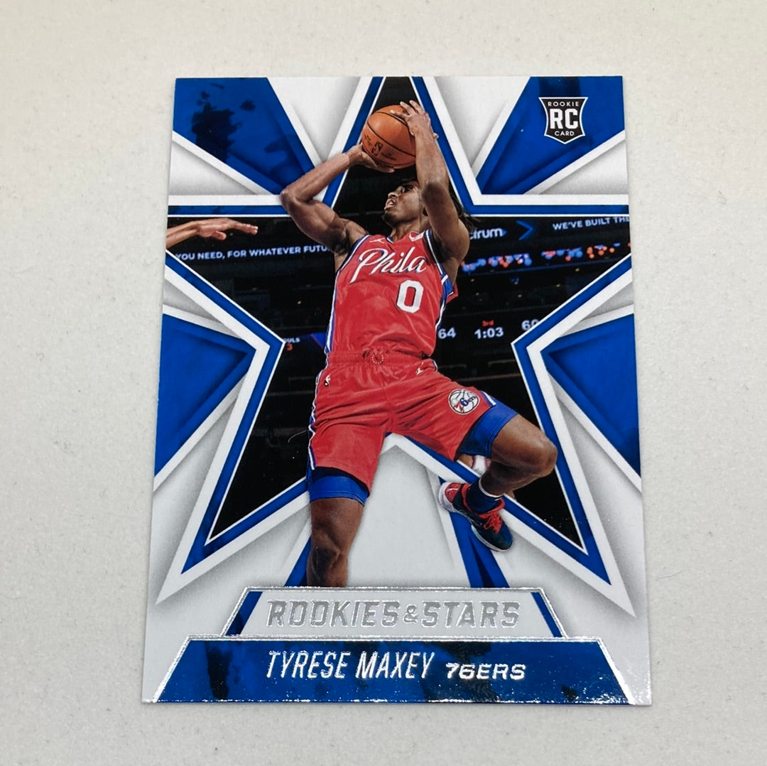 2020-21 Panini Chronicles Tyrese Maxey Rookies & Stars Panini