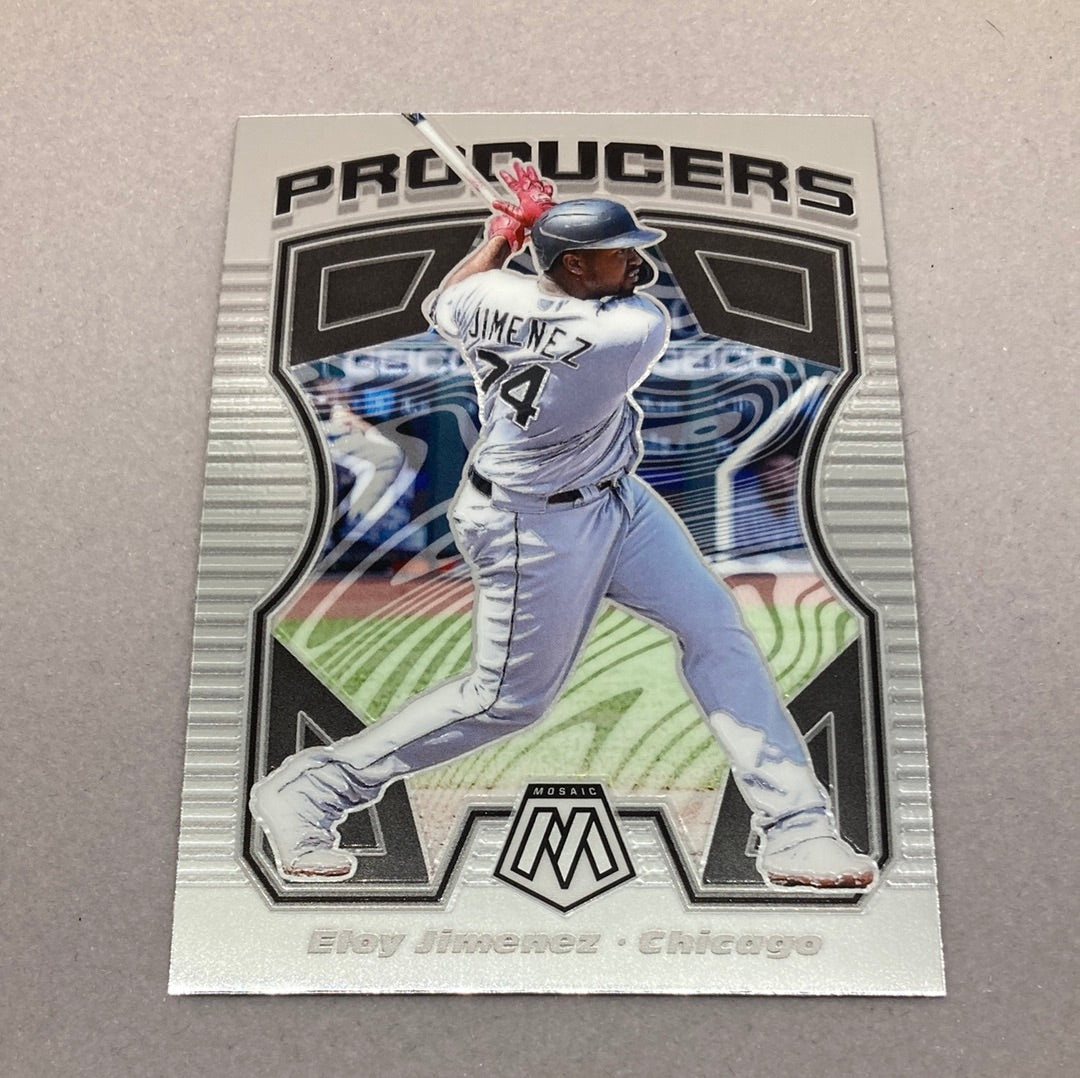 2021 Panini Mosaic Eloy Jimenez Producers Baseball Card Panini