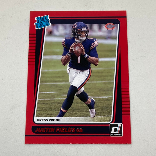 2021 Panini Donruss Justin Fields Rated Rookie Panini