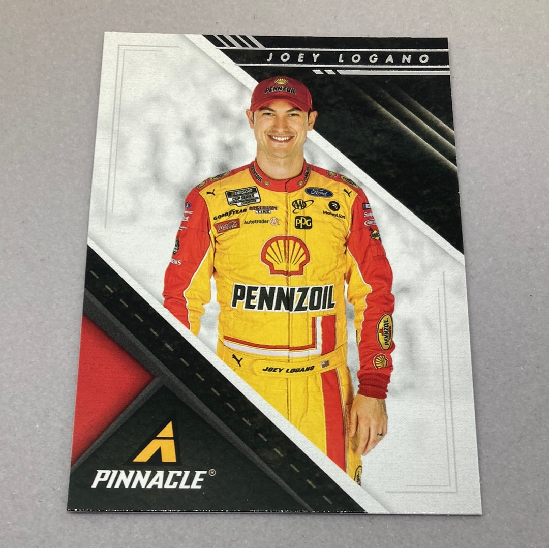 2021 Panini Chronicles Pinnacle Joey Logano Nascar Card Panini