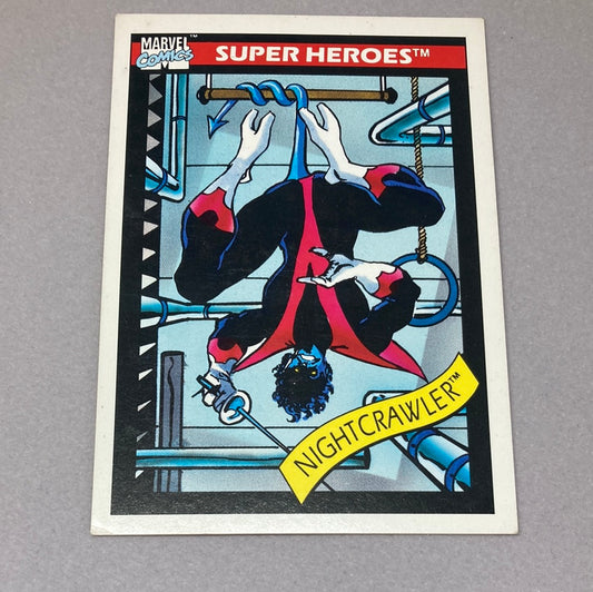 1990 Impel Marvel Nightcrawler Trading Card Impel