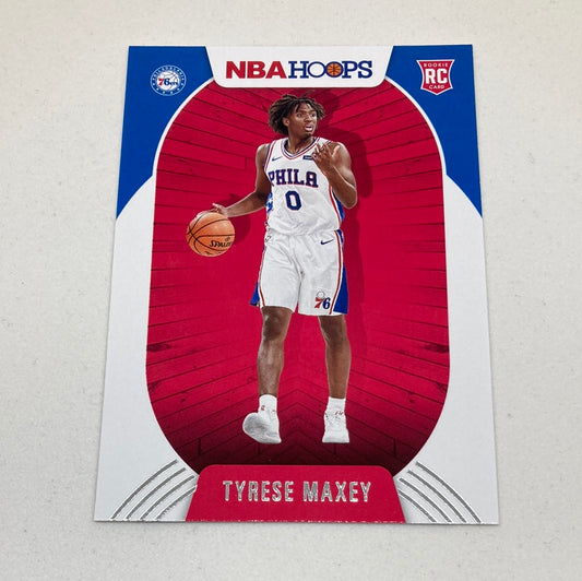 2020-21 Panini NBA Hoops Tyrese Maxey Rookie Card Panini