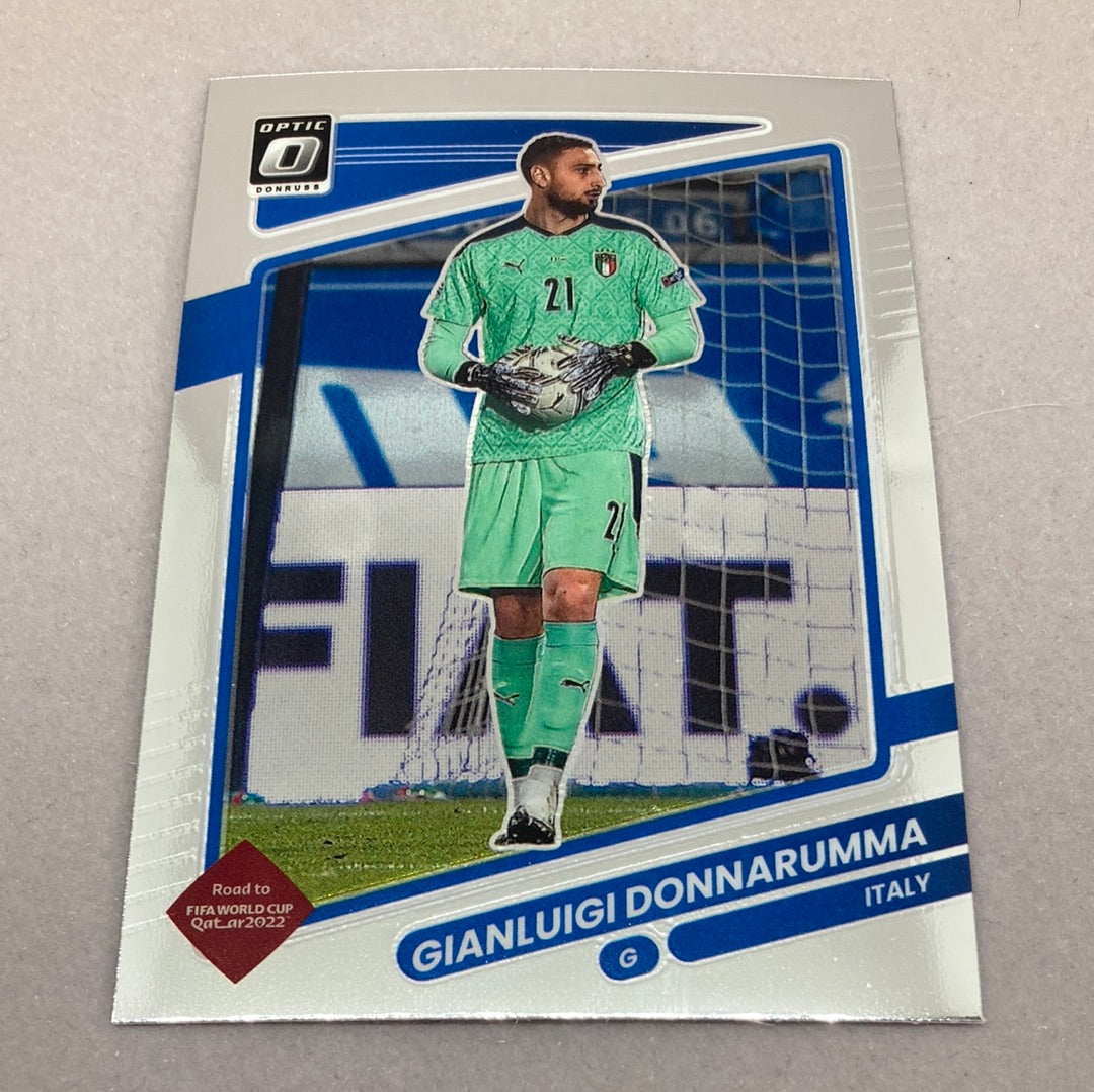 2021-22 Panini Donruss Gianluigi Donnarumma Soccer Card Panini