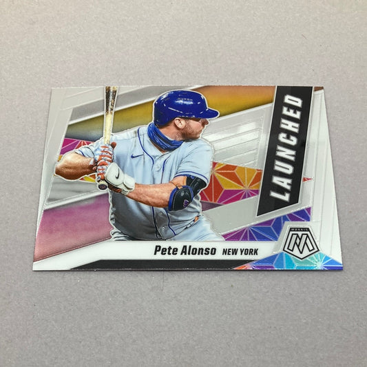 2021 Panini Mosaic Pete Alonso Launched Baseball Card Panini