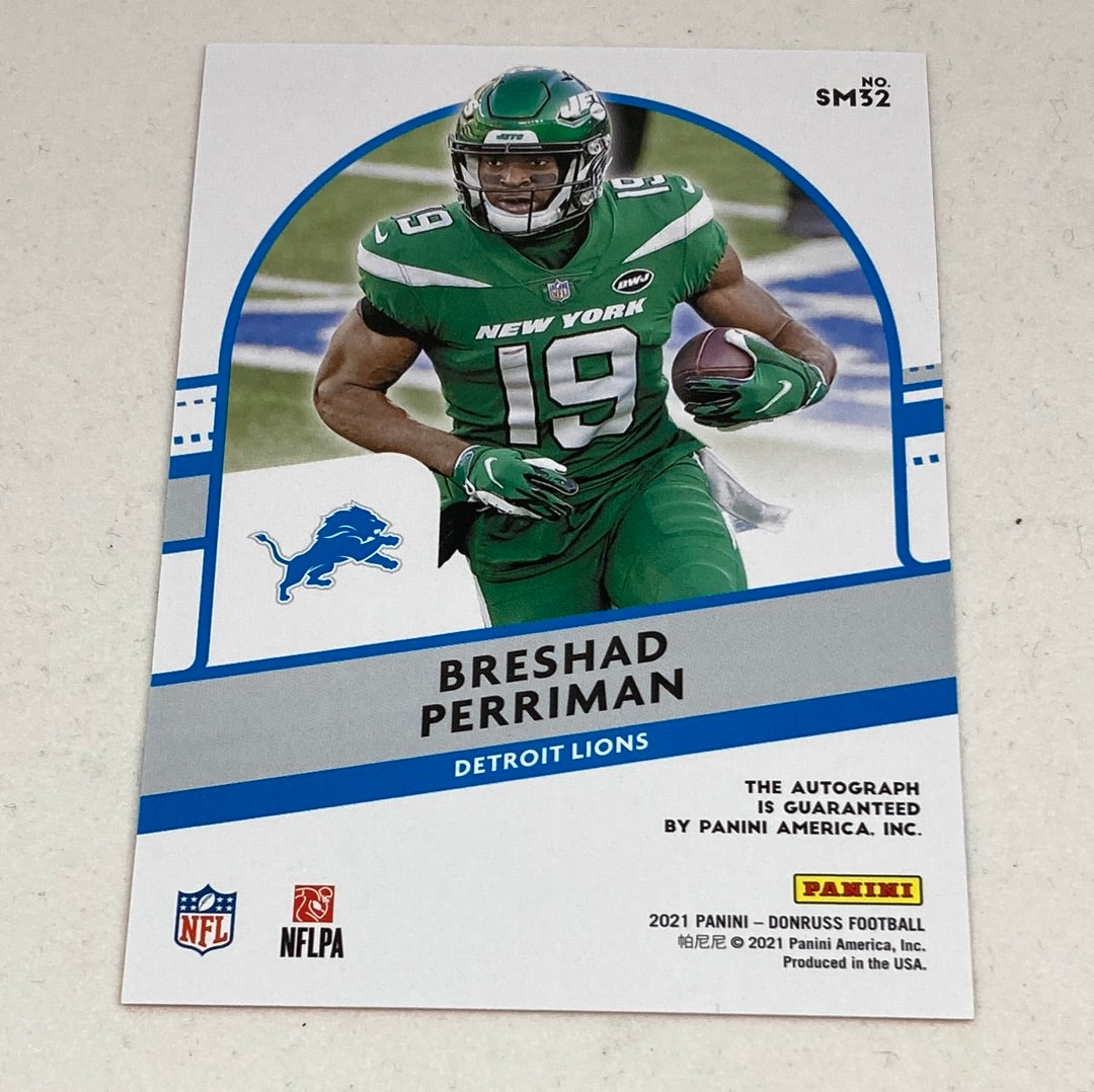 2021 Panini Donruss Breshad Perriman Autograph Football Card Panini