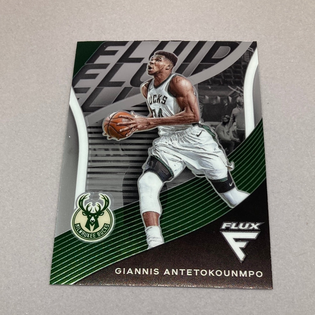 2020-21 Panini Flux Giannis Antetokounmpo Fluid Basketball Card Panini