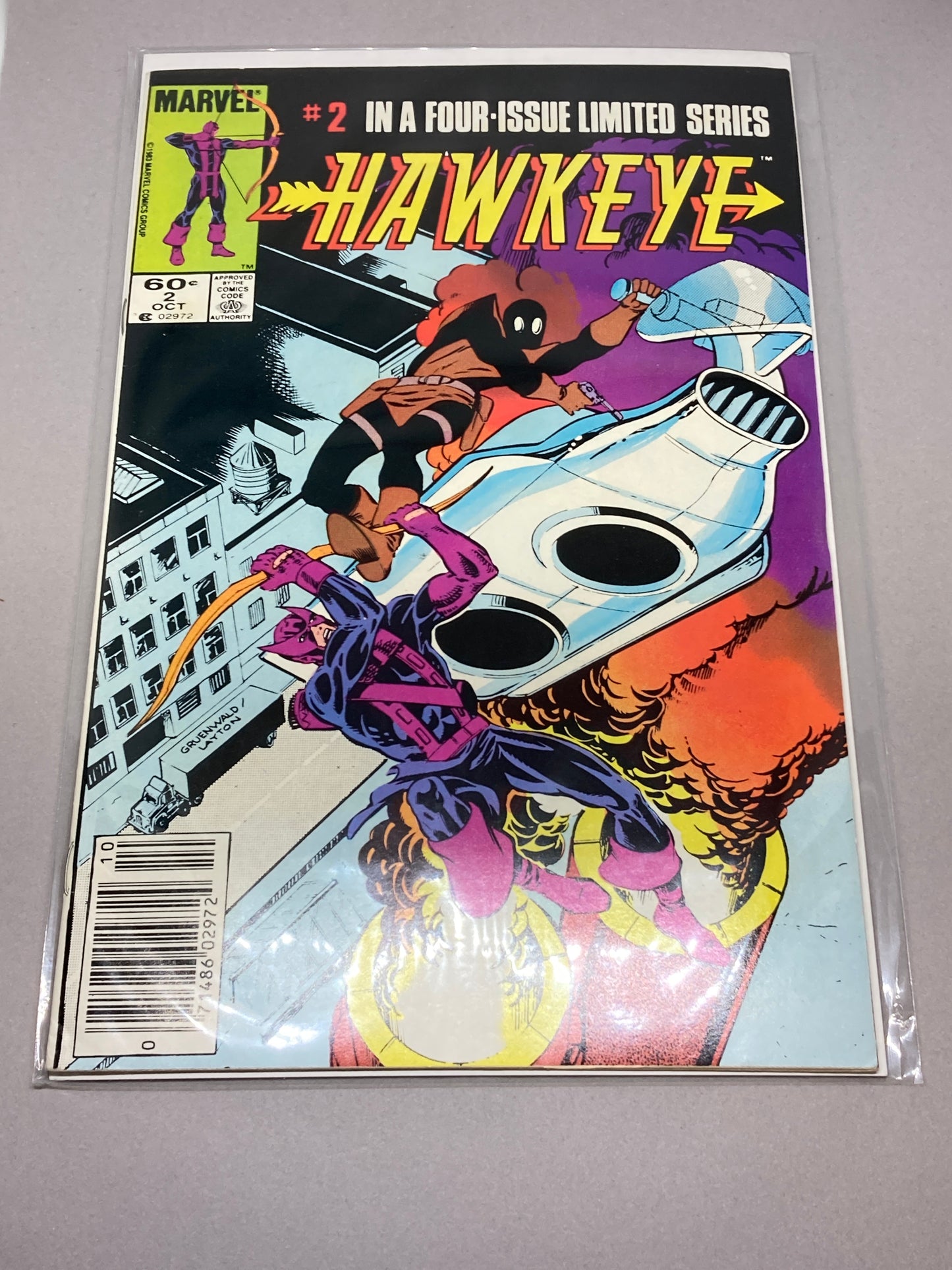 1983 Marvel Hawkeye Comic Book Set #1-4 Marvel Comics