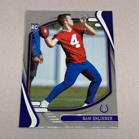 2021 Panini Absolute Sam Ehlinger Rookie Card Panini