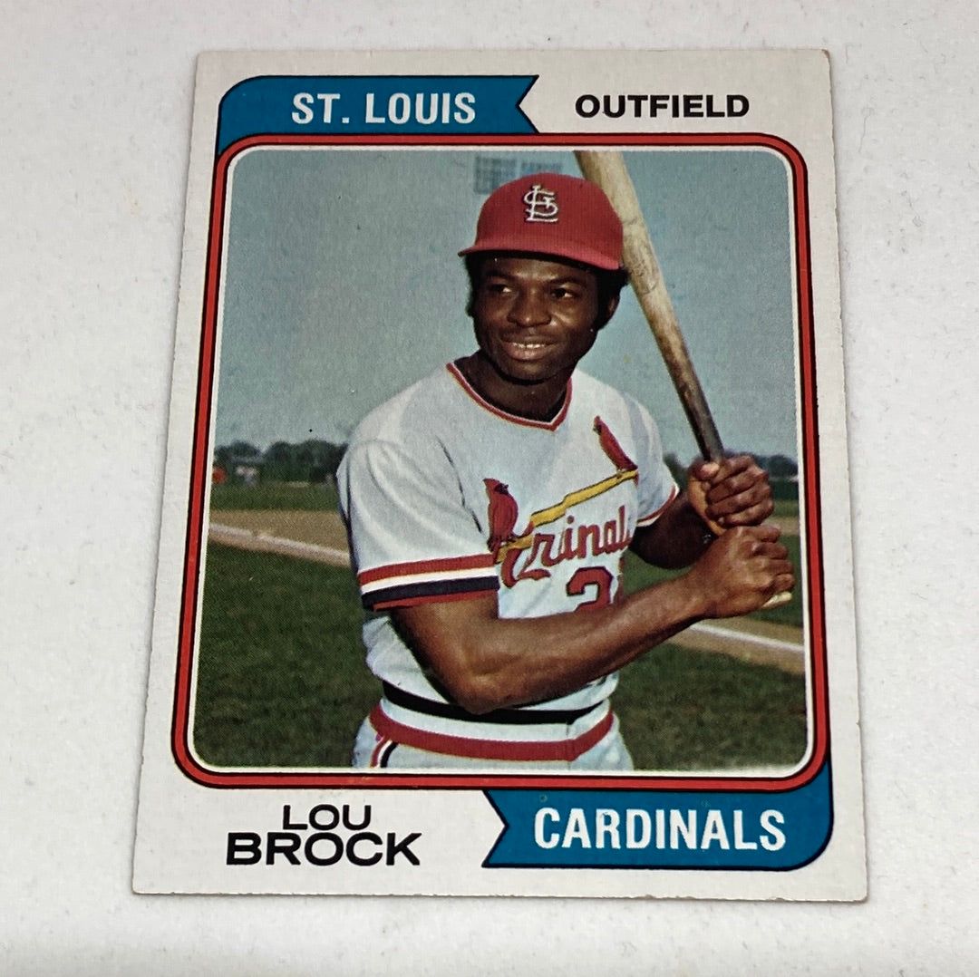 1974 Topps Lou Brock Baseball Card Topps