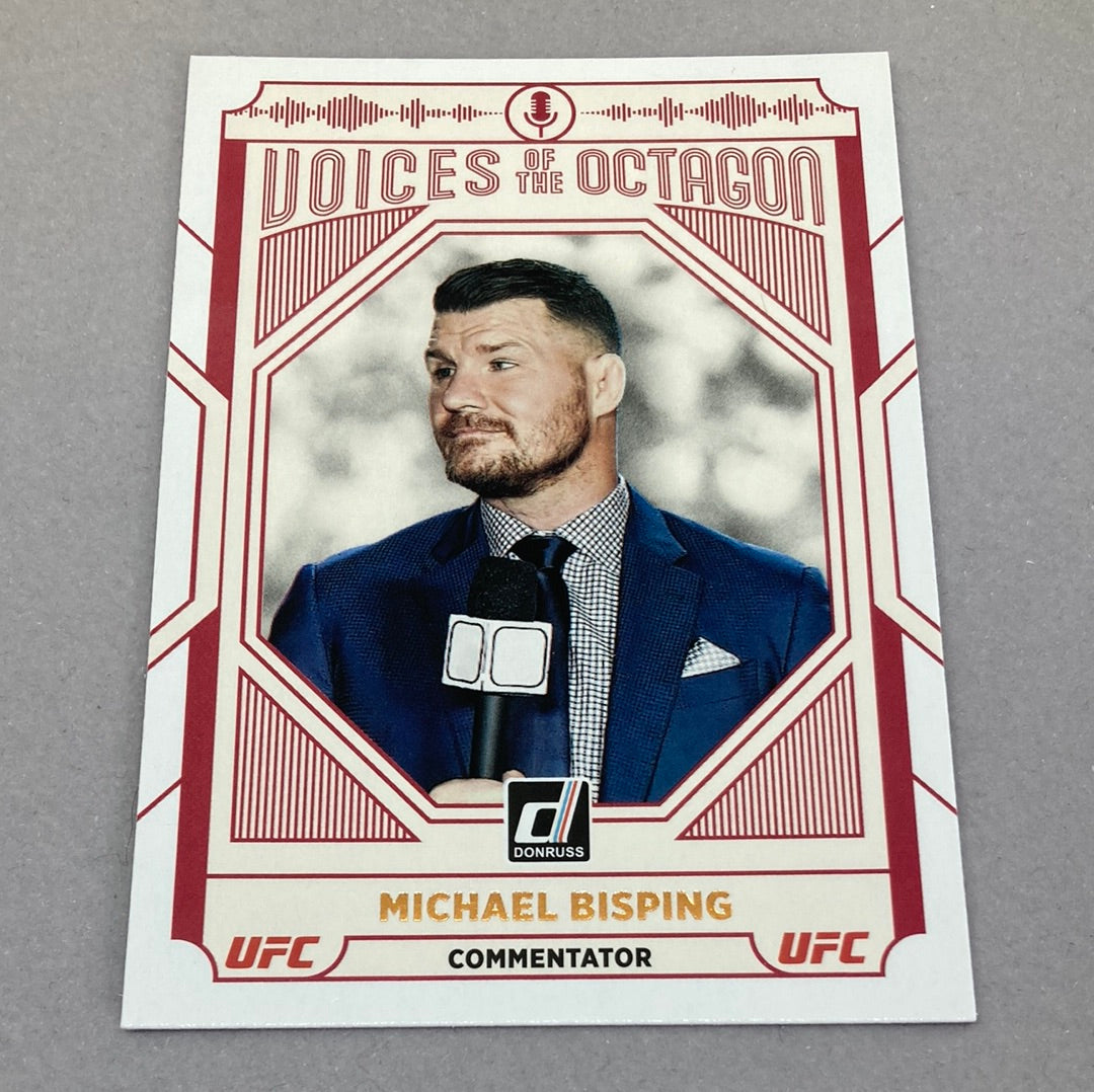 2022 Panini Donruss Michael Bisping Voices of the Octagon UFC Card Panini