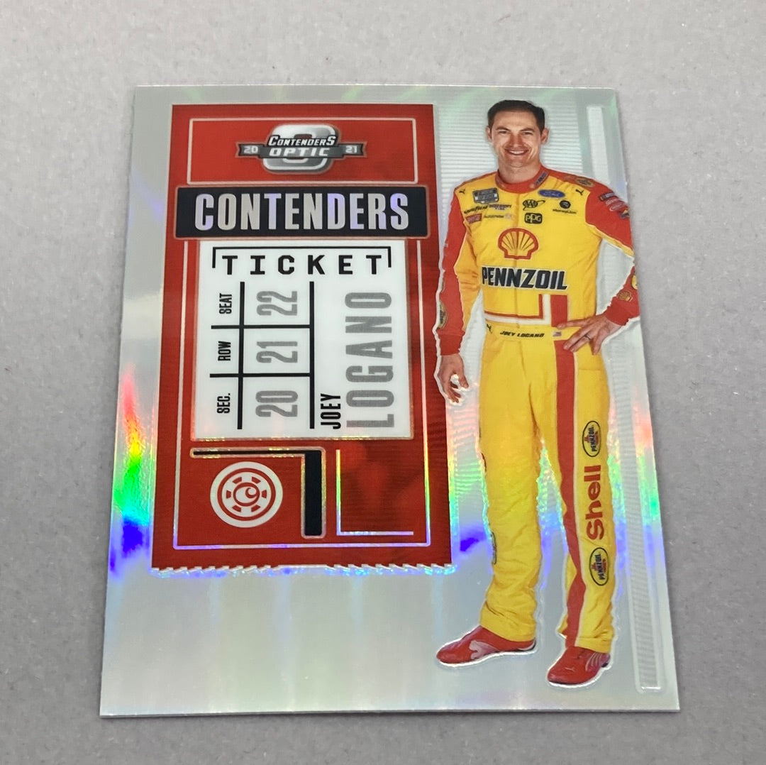 2021 Panini Chronicles Contenders Joey Logano Nascar Card Panini