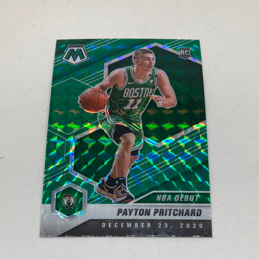 2020-21 Panini Mosaic Payton Pritchard NBA Debut Rookie Panini