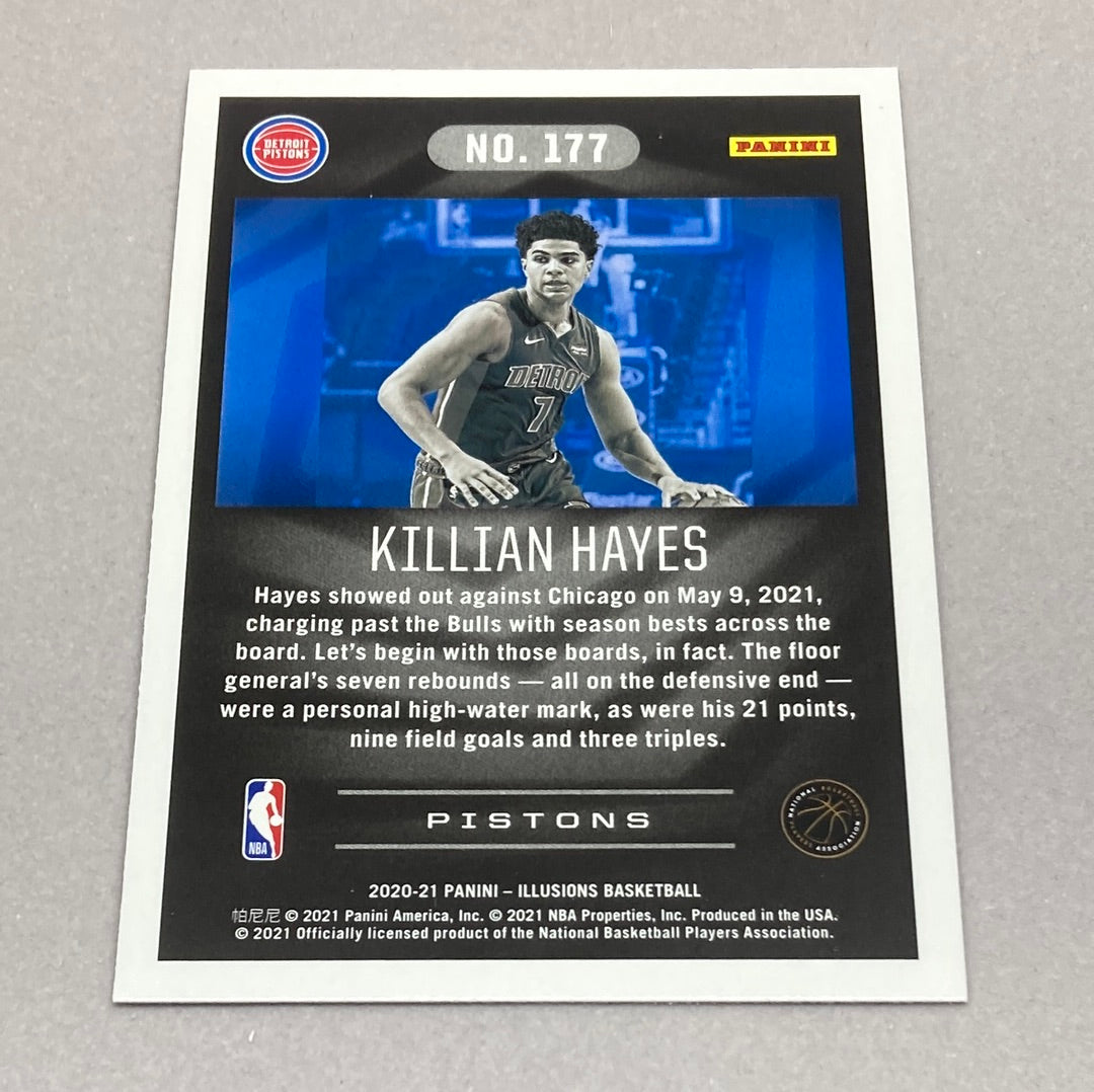 2020-21 Panini Illusions Killian Hayes Rookie Card Panini