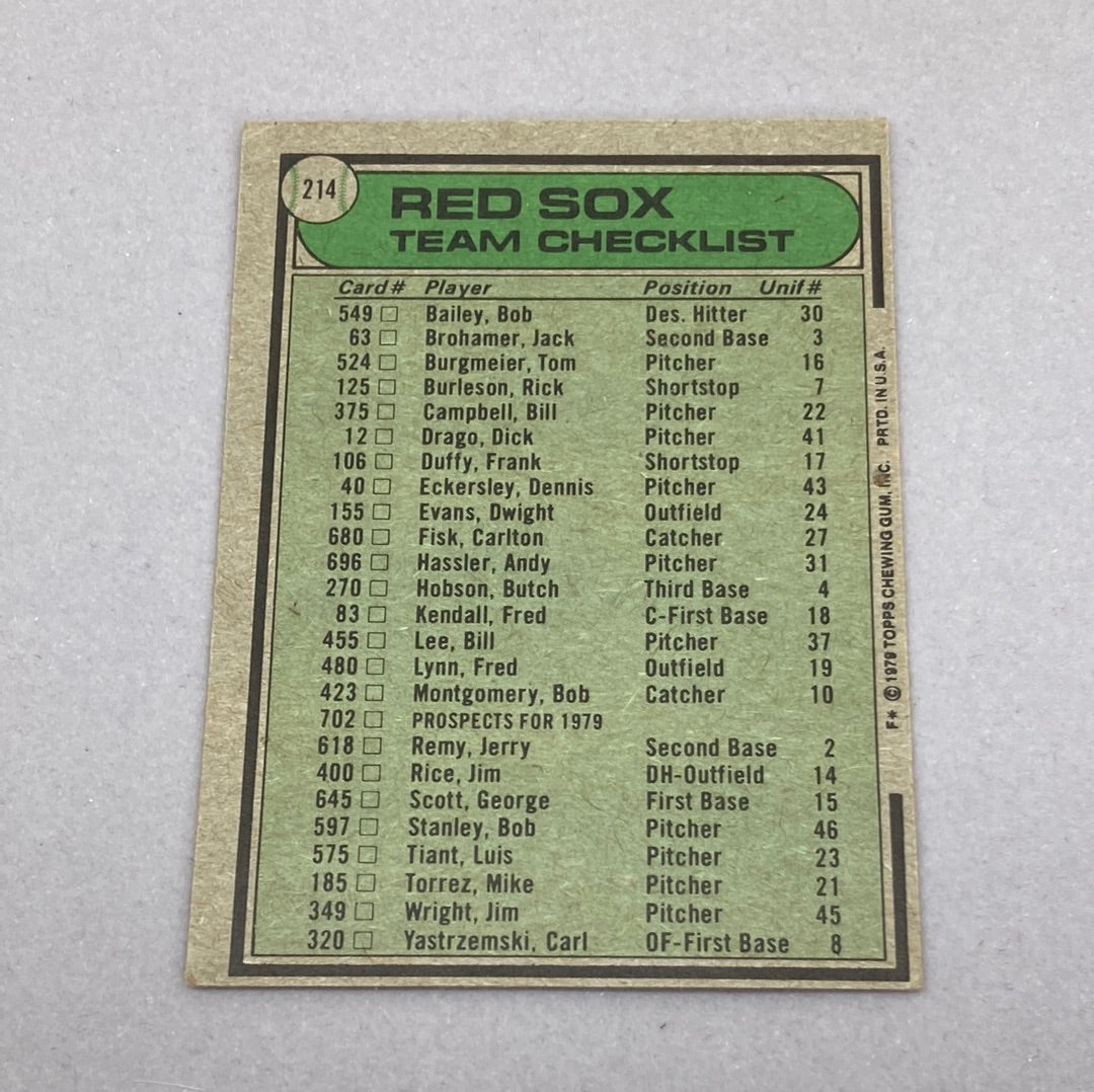 1979 Topps Don Zimmer #214 Baseball Card Topps