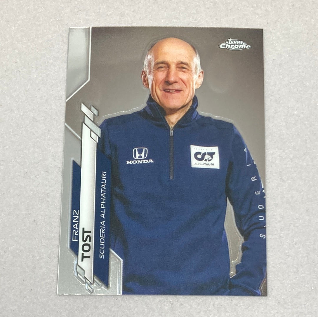 2020 Topps Chrome Franz Tost Base #94 F1 Card Topps