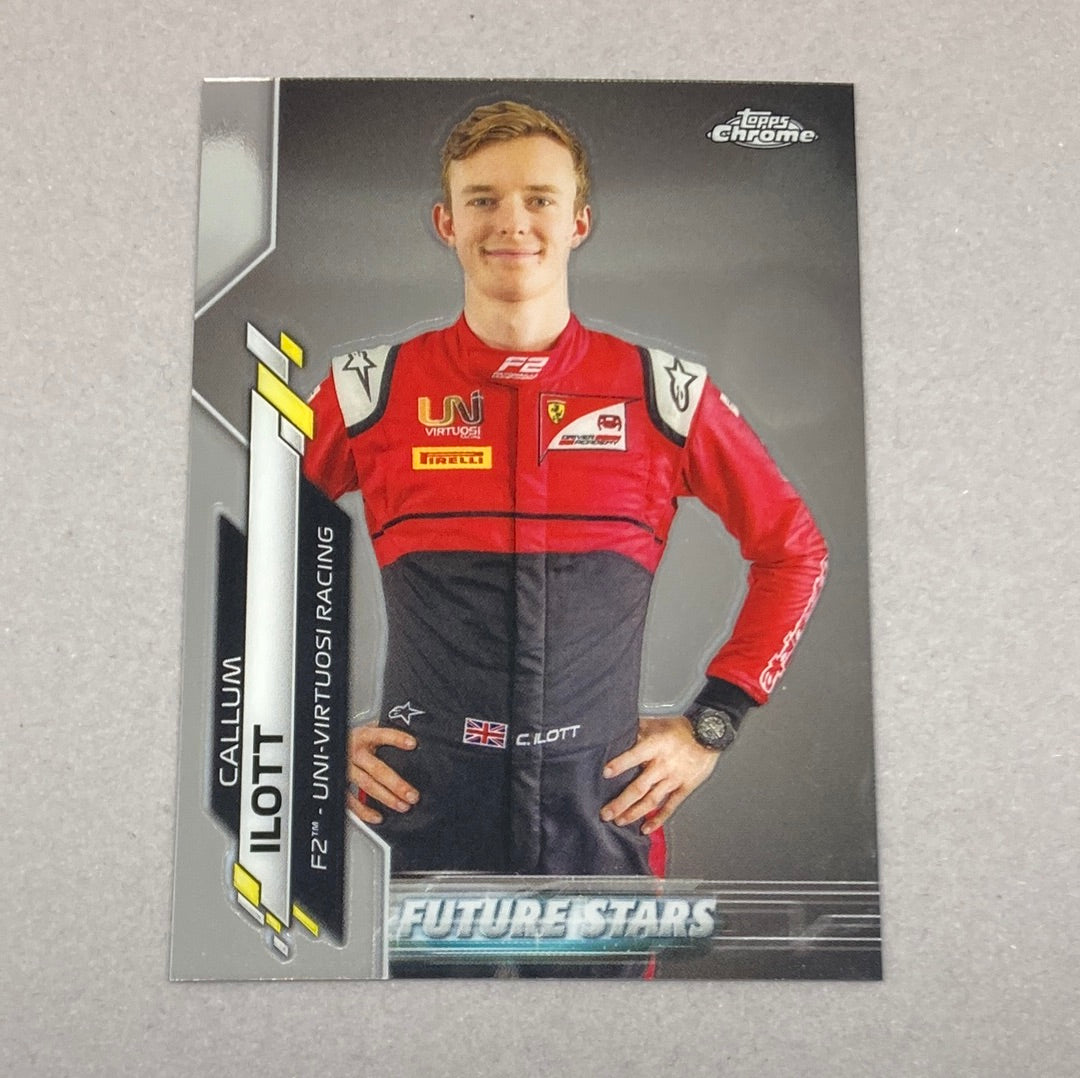 2020 Topps Chrome Callum Ilott #44 Base F1 Card Topps