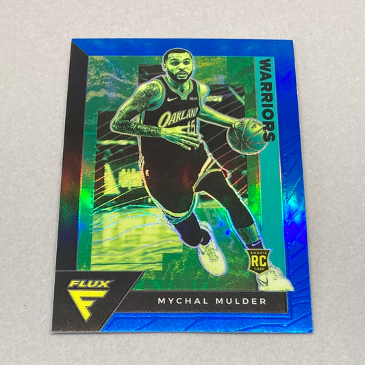 2020-21 Panini Flux Mychal Mulder Blue Prizm Rookie Card Panini