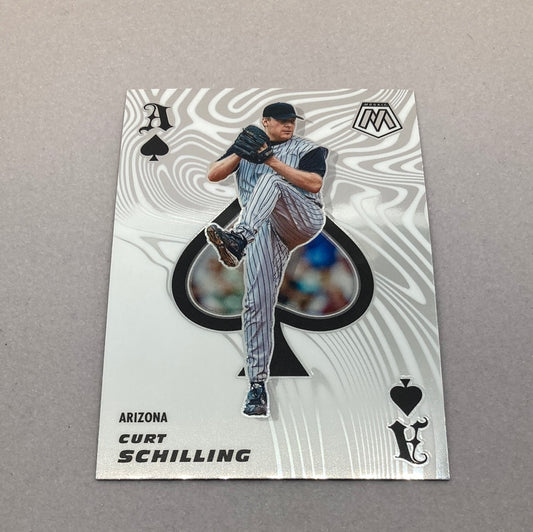 2021 Panini Mosaic Curt Schilling Aces Baseball Card Panini