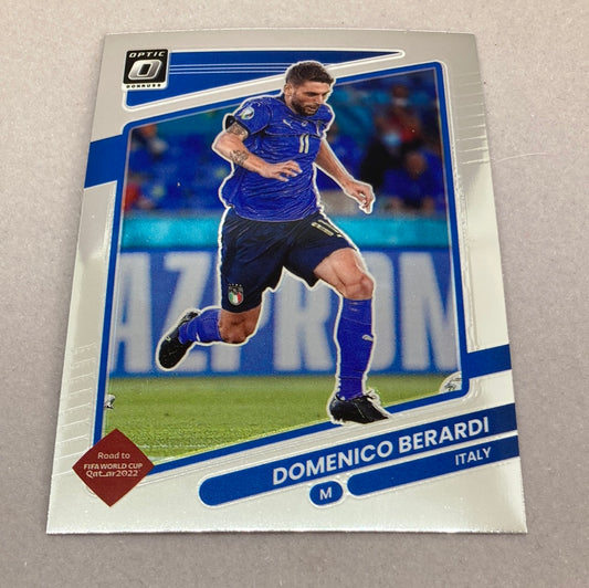 2021-22 Panini Donruss Optic Domenico Berardi Soccer Card Panini