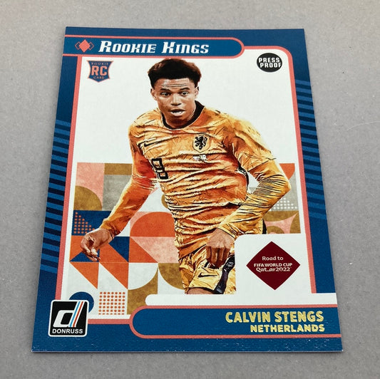 2021-22 Panini Donruss Calvin Stengs Rookie Kings Soccer Card Panini