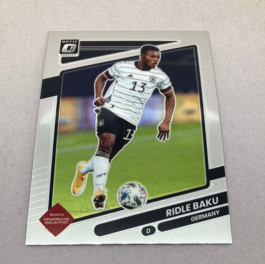 2021-22 Panini Donruss Optic Ridle Baku Soccer Card Panini