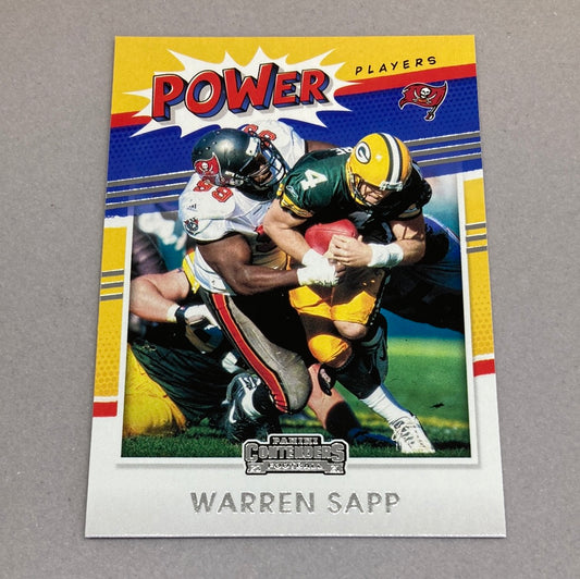 2021 Panini Contenders Warren Sapp Power Players Card Panini