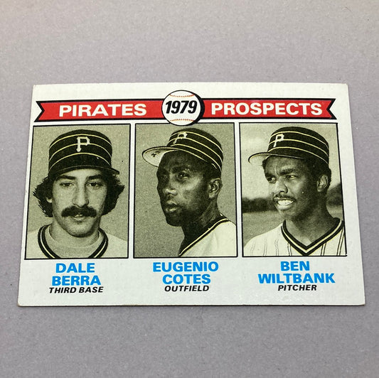 1979 Topps Baseball Pirates Prospects Baseball Card Topps