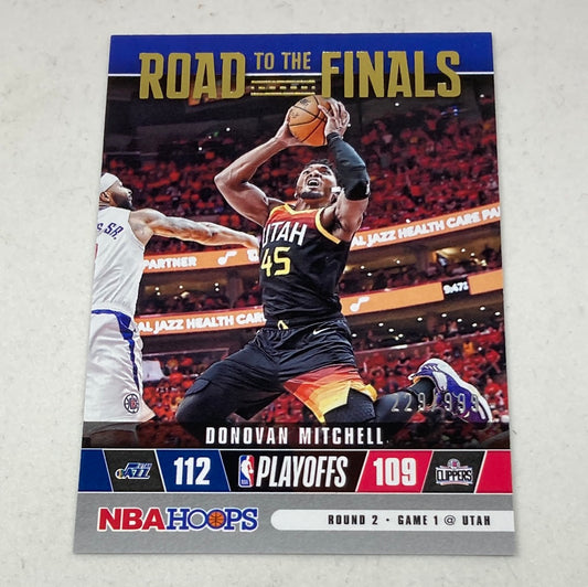 2021-22 Panini Hoops Donovan Mitchell Road to the Playoffs 229/999 Panini