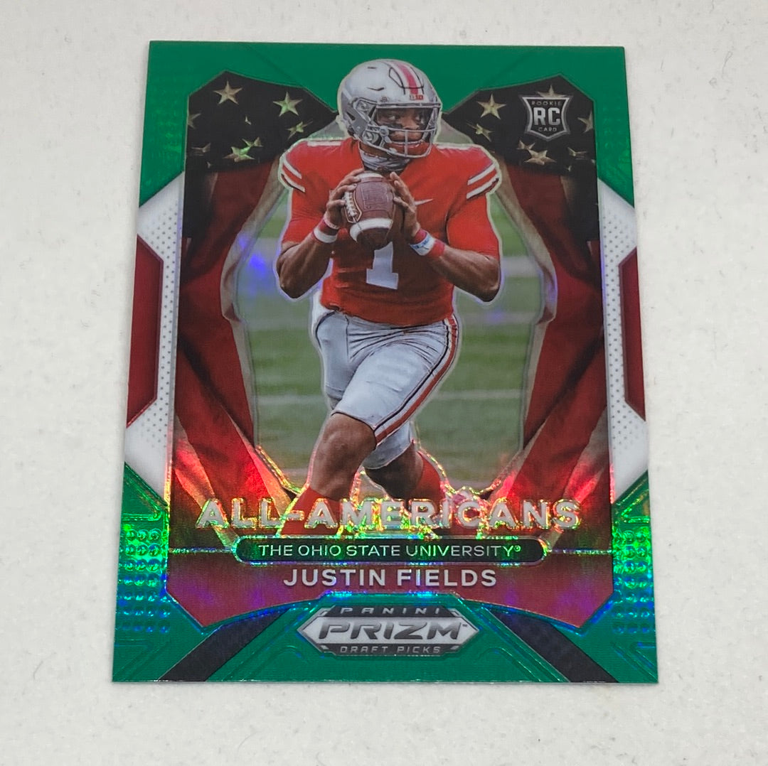 2021 Panini Prizm Draft Picks Justin Fields Rookie Card Panini