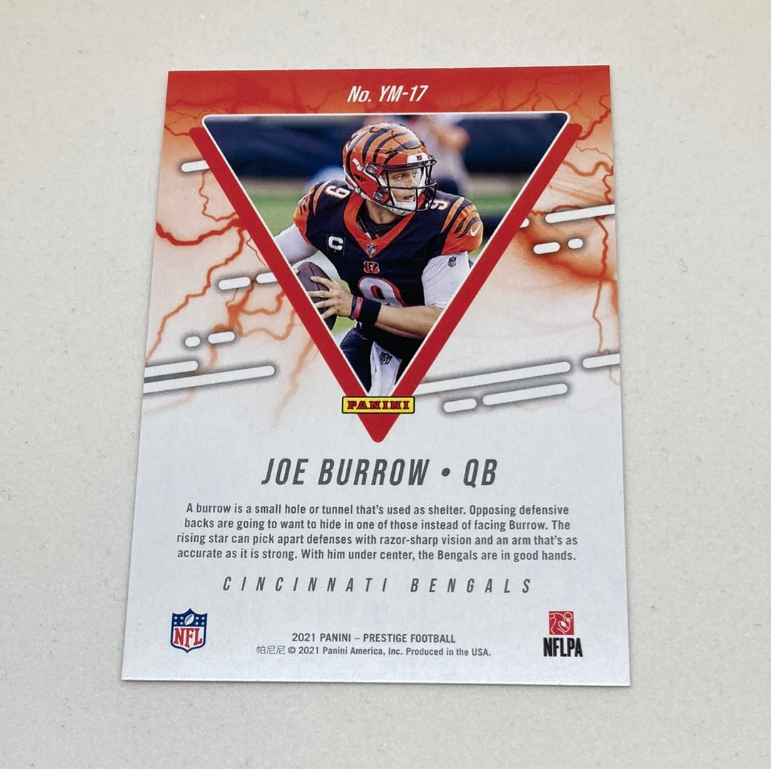 2021 Panini Prestige Joe Burrow Youth Movement Panini