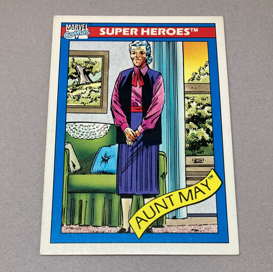 1990 Impel Marvel Aunt May Trading Card Impel