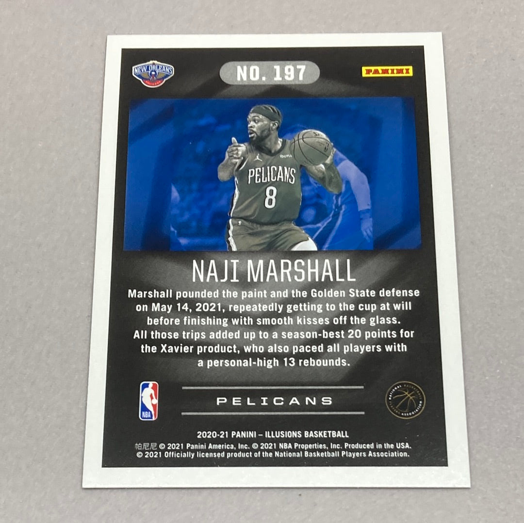 2020-21 Panini Illusions Naji Marshall Rookie Card Panini