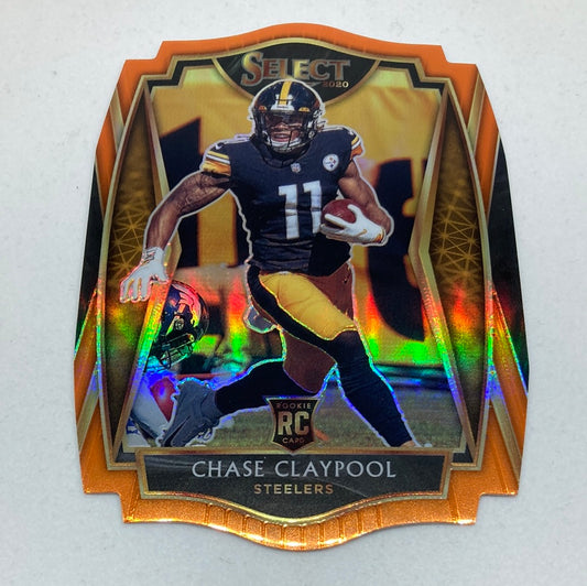 2020 Panini Select Chase Claypool Orange Die-cut Panini