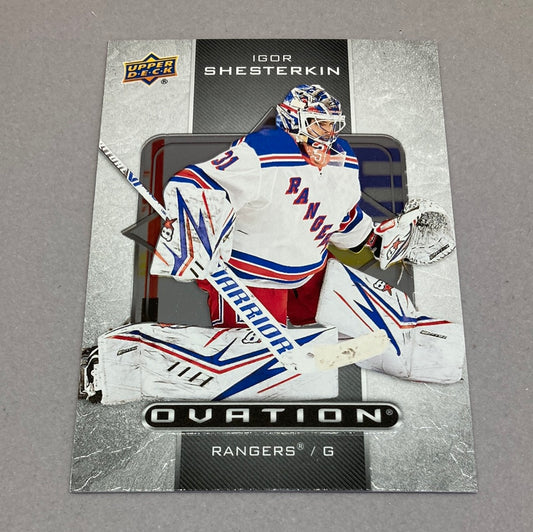 2020-21 Upper Deck Igor Shesterkin Ovation Card Upper Deck