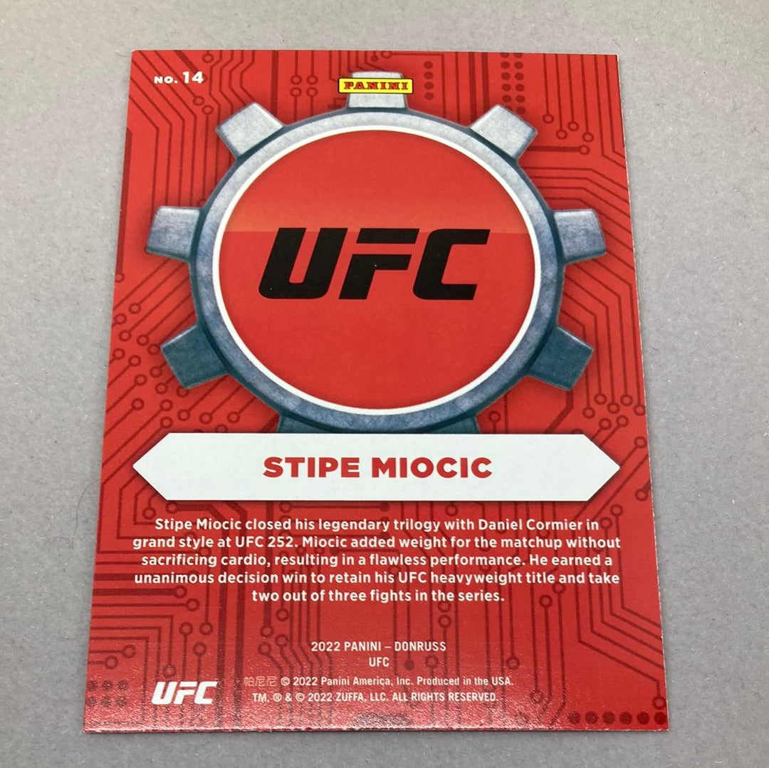 2022 Panini Donruss Stipe Miocic Craftsmen UFC Card Panini