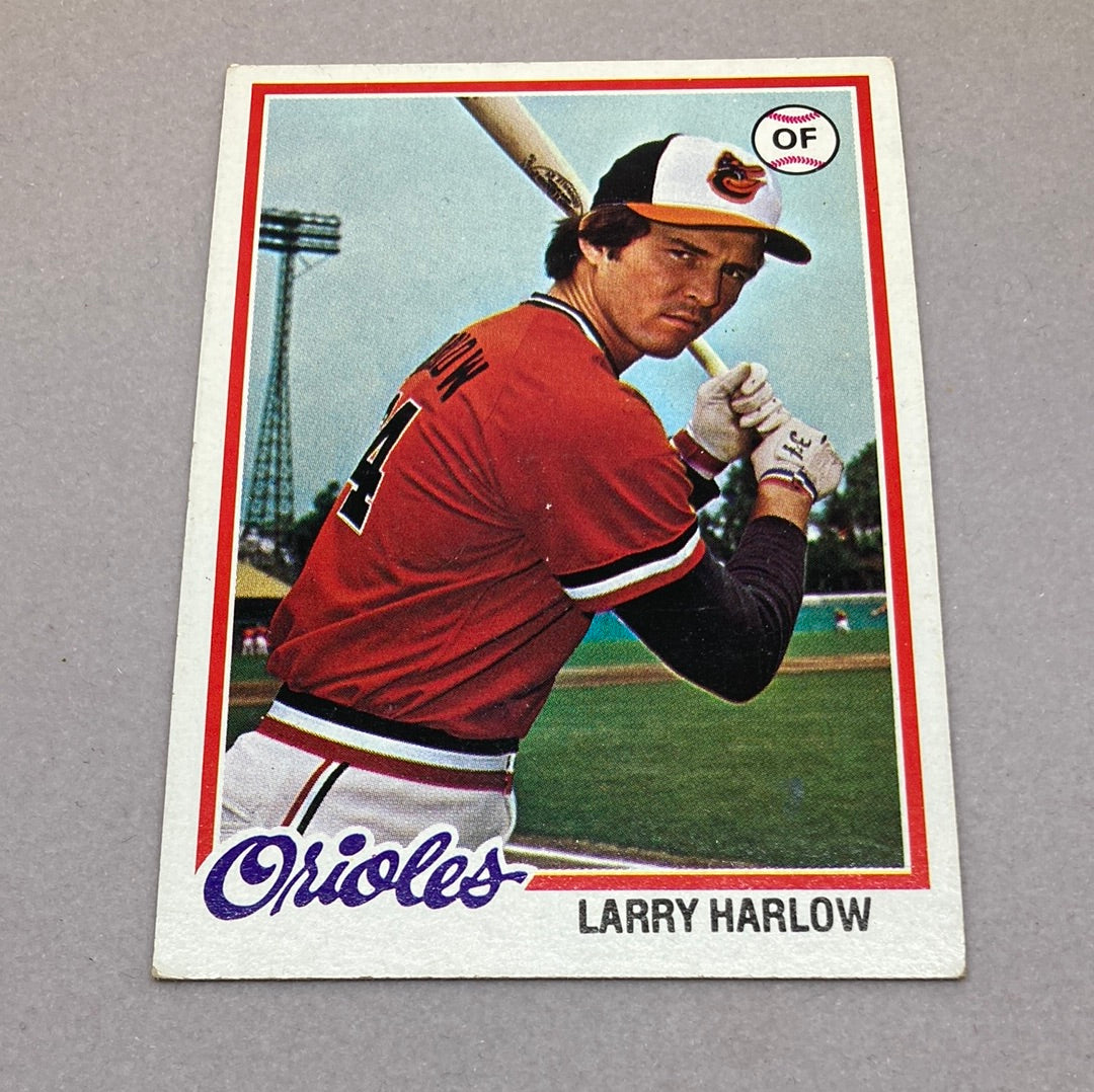 1978 Topps Baseball Larry Harlow Baseball Card Topps