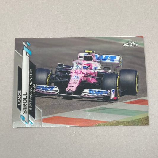 2020 Topps Chrome Lance Stroll Base #34 F1 Card Topps