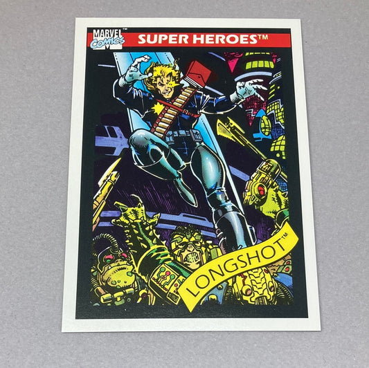 1990 Impel Marvel Longshot Card Impel