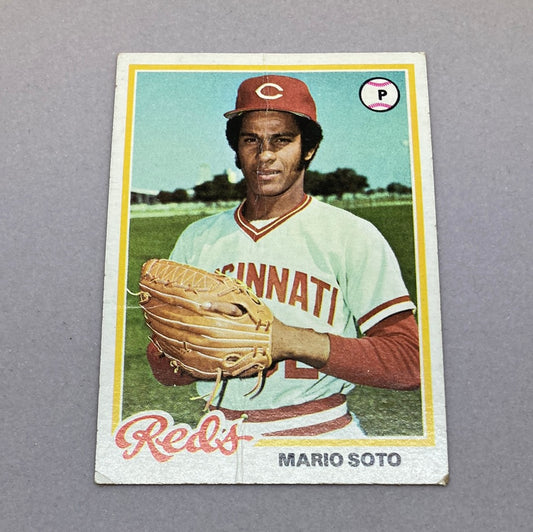 1978 Topps Baseball Mario Soto Baseball Card Topps