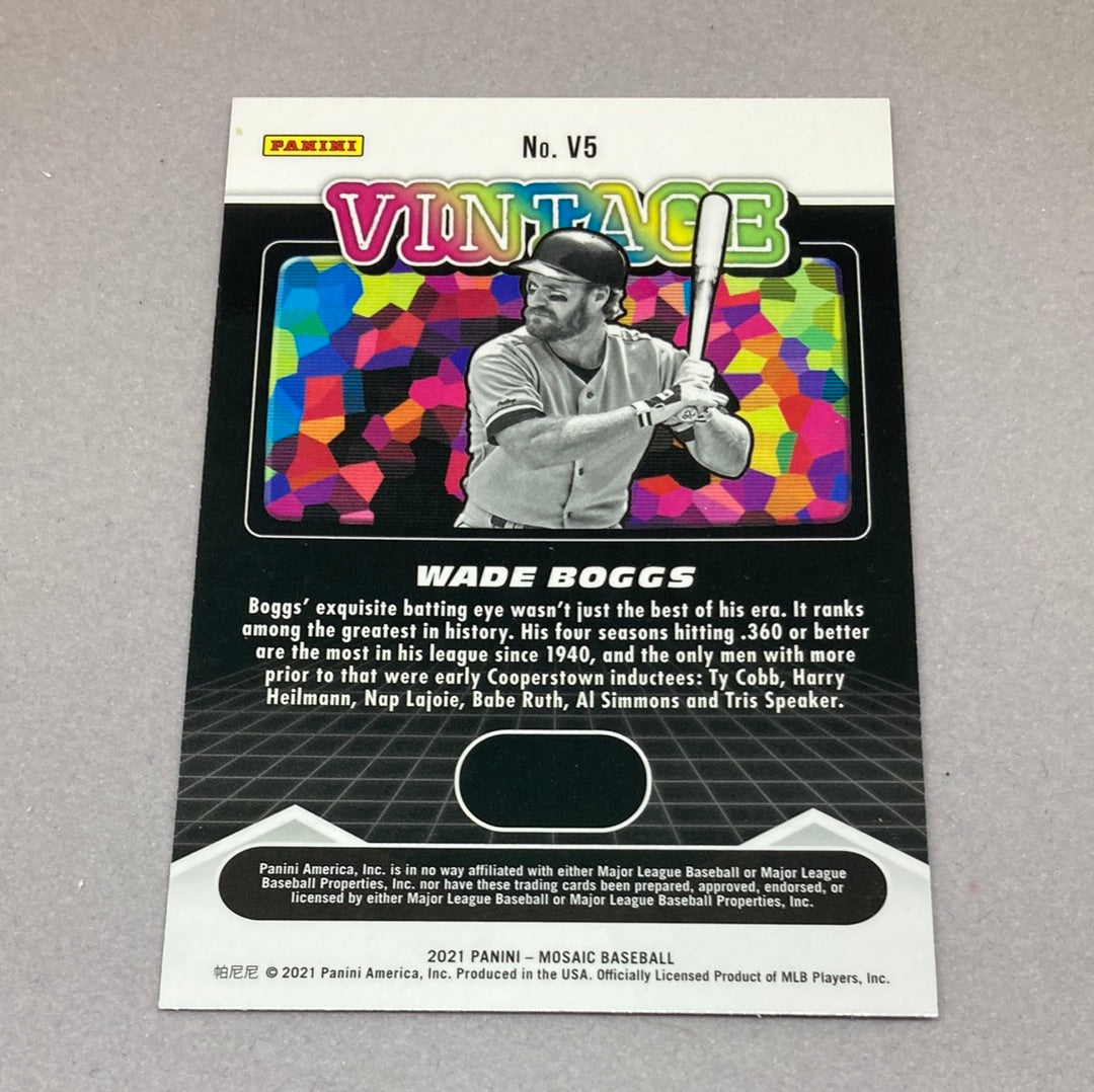 2021 Panini Mosaic Wade Boggs Vintage – ChronicCards