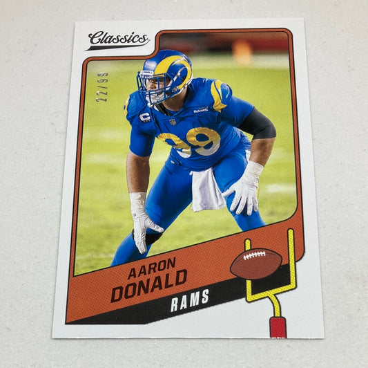 2021 Panini Classics Aaron Donald 22/99 Panini