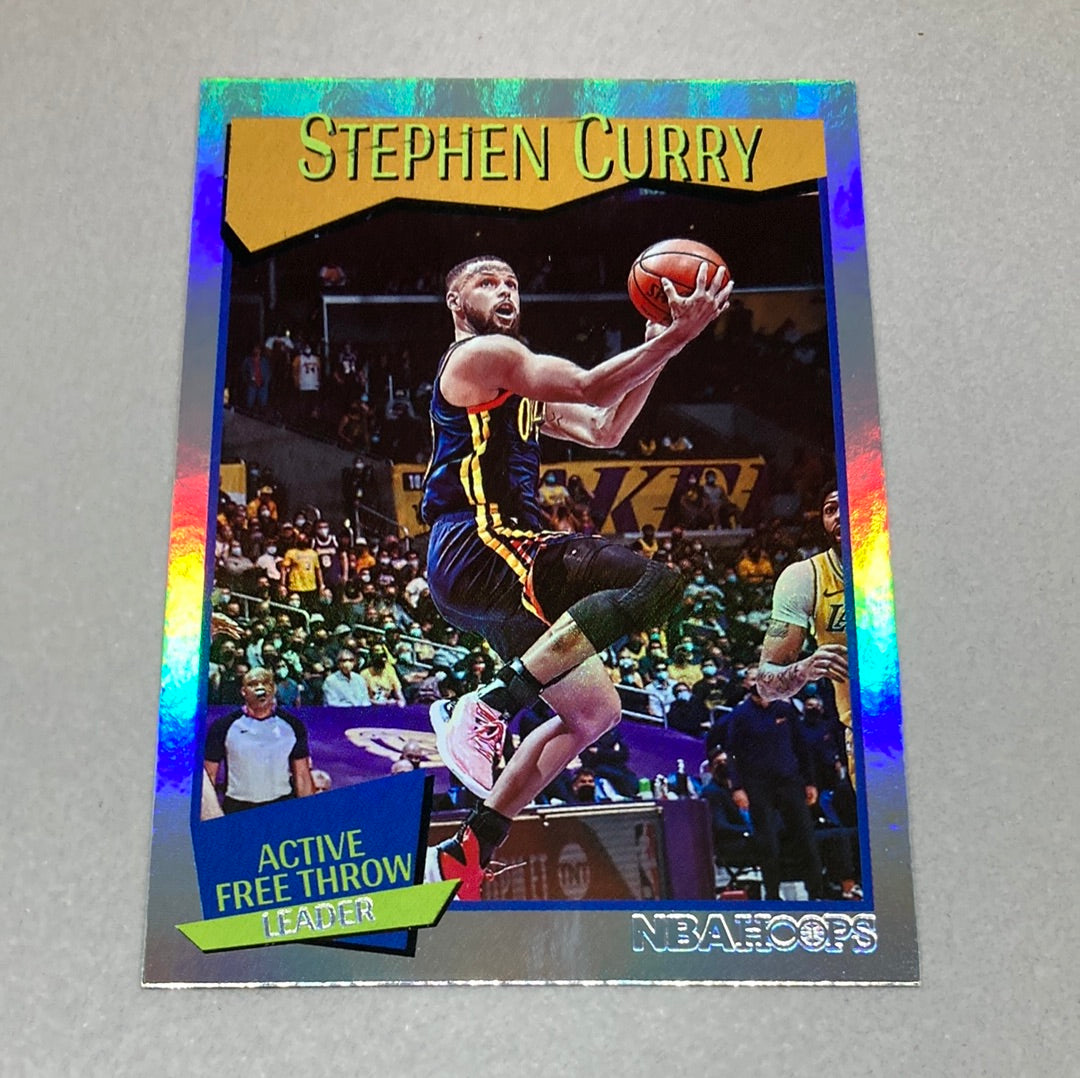 2021-22 Panini Hoops Stephen Curry Basketball Card Panini