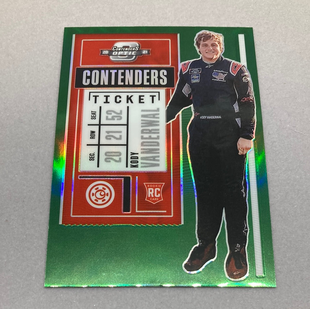 2021 Panini Chronicles Contenders Optic Kody Vanderwal Rookie Card Panini